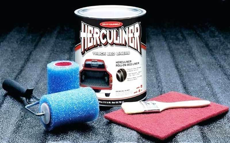 Herculiner-HCL1G8-Gray-Brush-on-Bed-Liner-Kit