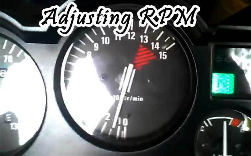 adjusting RPM