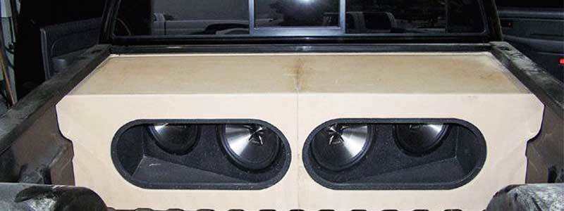 install subwoofer in truck