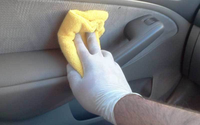 Clean Your Dash with Microfiber Cloth