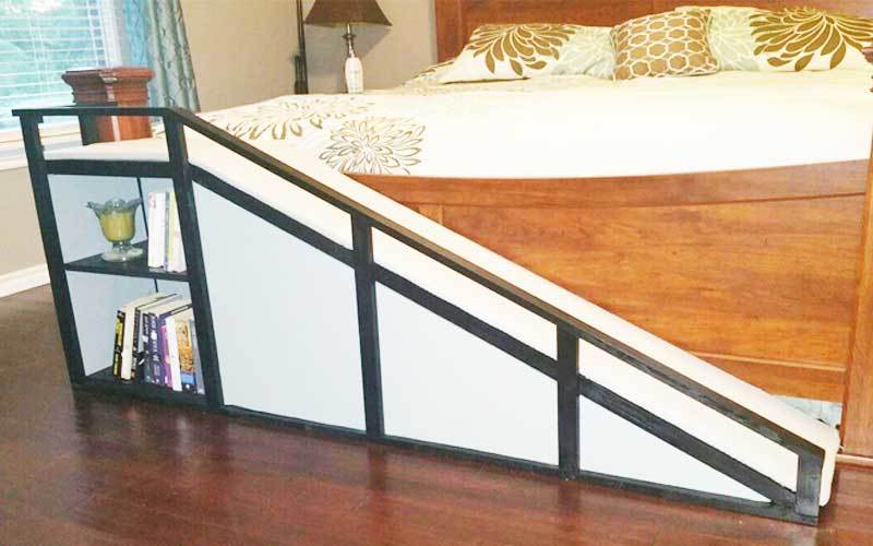how to build dog ramp for bed