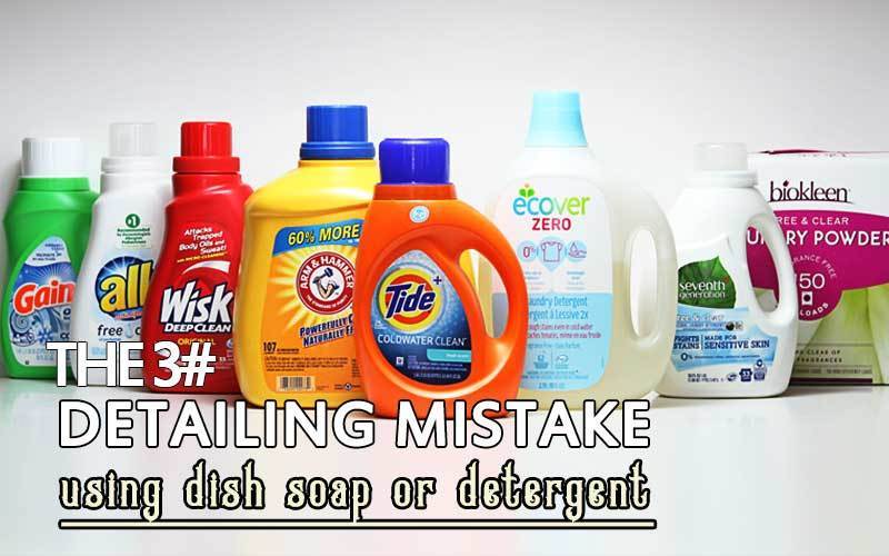 Using Dish Soap Or Detergent