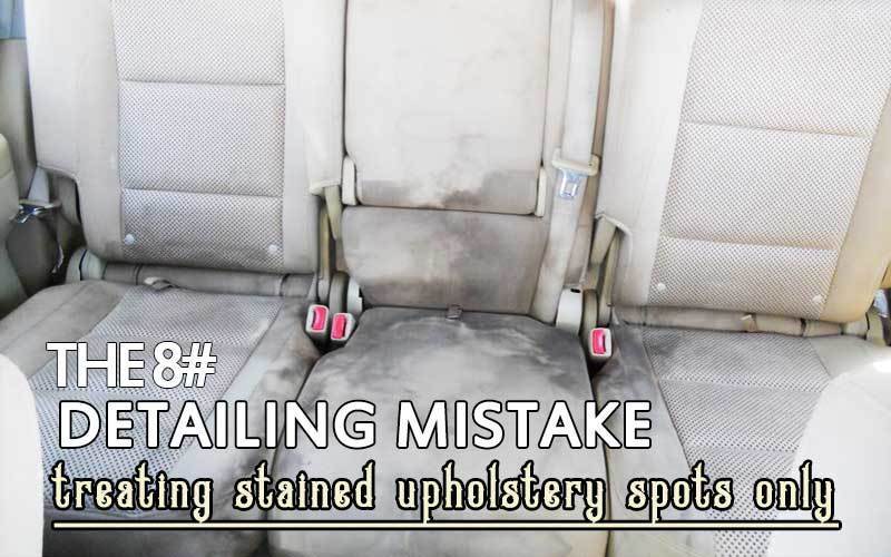 Treating Stained Upholstery Spots Only
