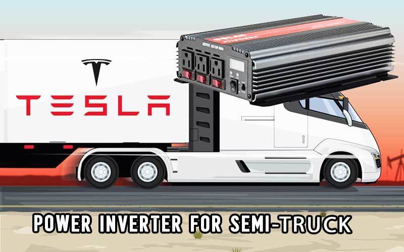 Installing semi-truck power inverter