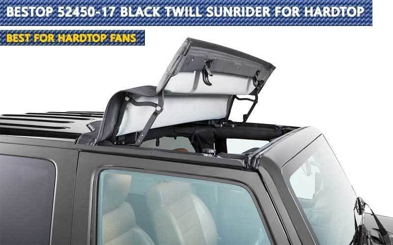 Bestop-52450-17-Black-Twill-Sunrider-for-Hardtop