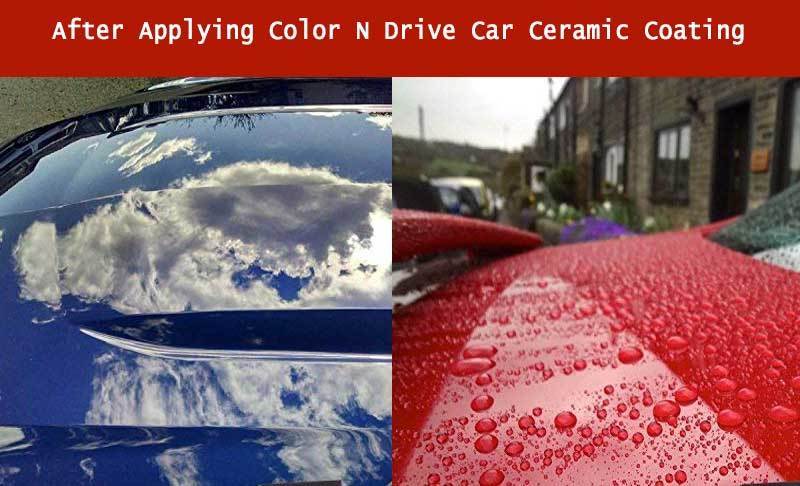 After applying Color N Drive Car Ceramic Coating