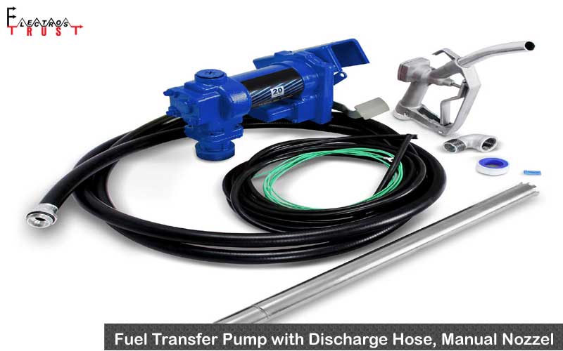 ARKSEN 12-Volt Fuel Transfer Pump with Discharge Hose, Manual Nozzel Review