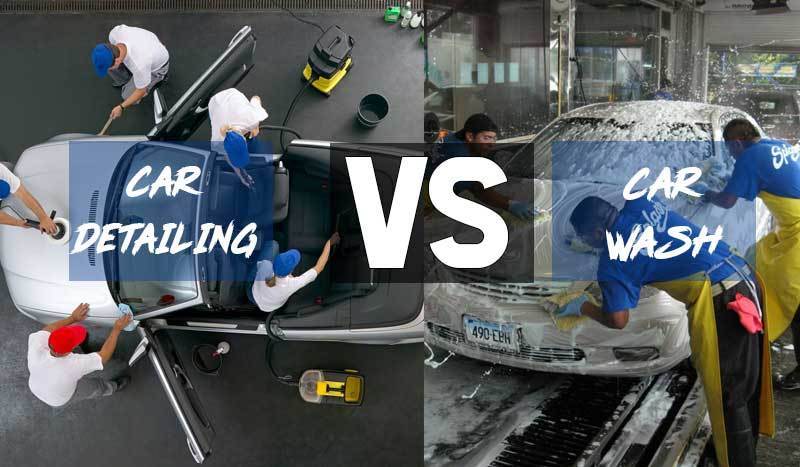 Car detailing vs car wash