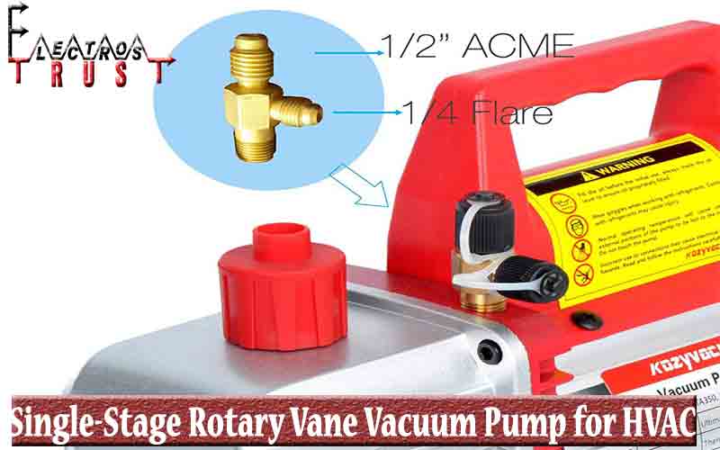 Single Stage Rotary Vane Vacuum Pump for HVAC Review