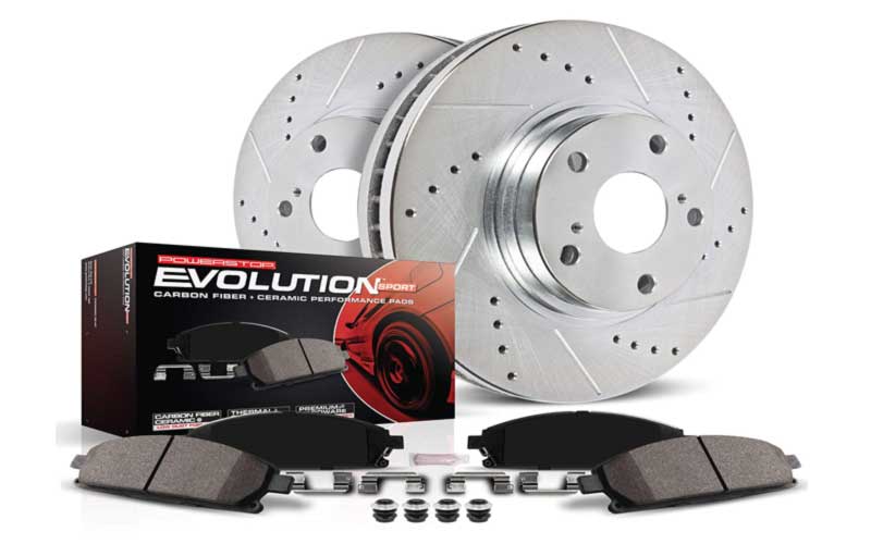 Best Front Brake Kit with Drilled Slotted Brake Rotors review