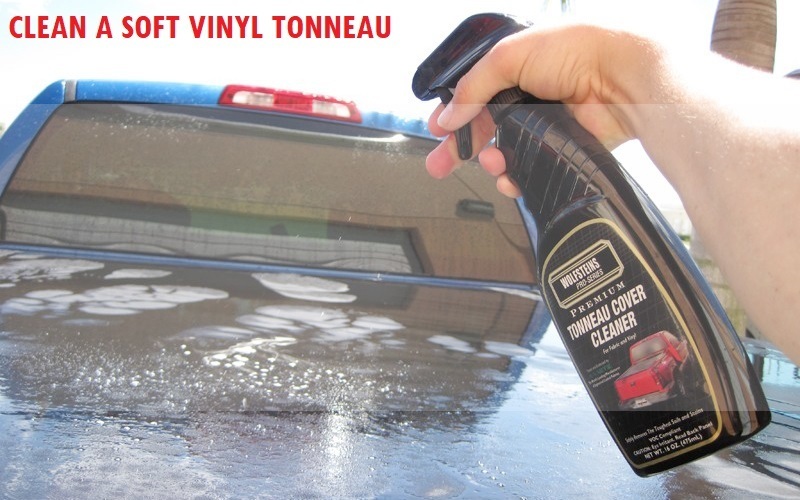 clean a soft vinyl tonneau cover