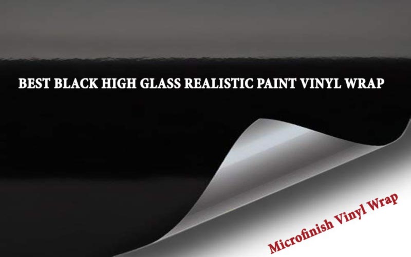 Black High Gloss Realistic Paint VINYL WRAP REVIEW