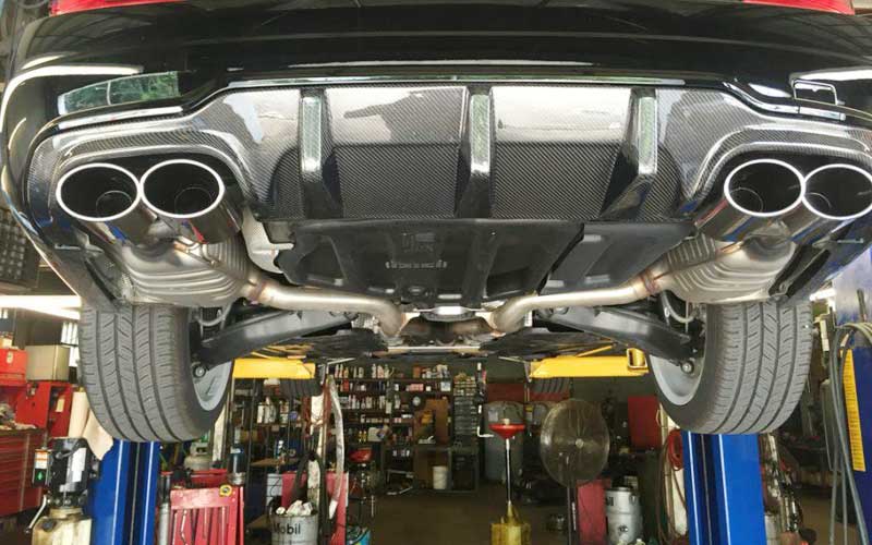use straight pipe exhausts