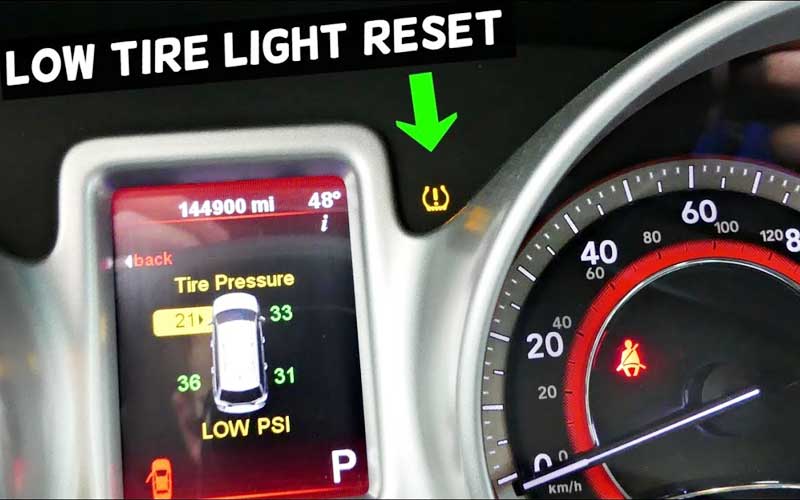 reset tire pressure sensor