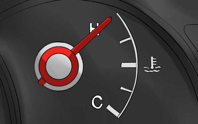 temperature of the engine