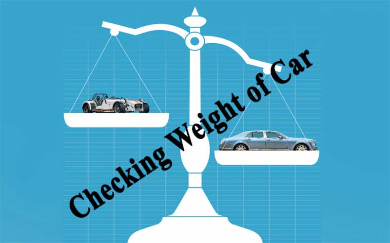 Checking weight of Car