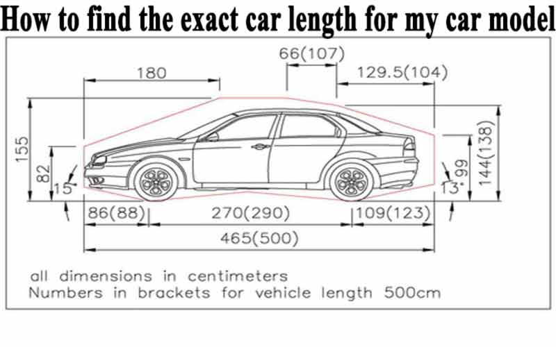 How to find the exact car length for my car model