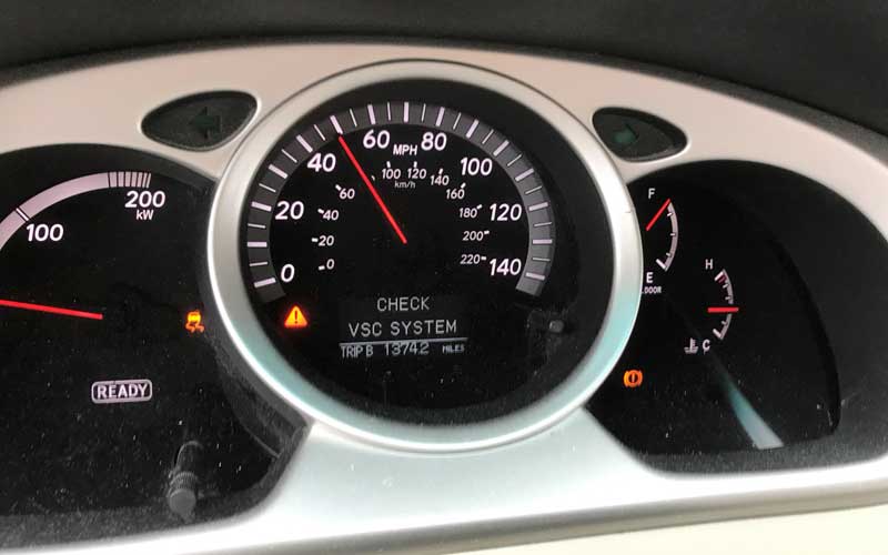 How to reset check engine VSC warning Lights