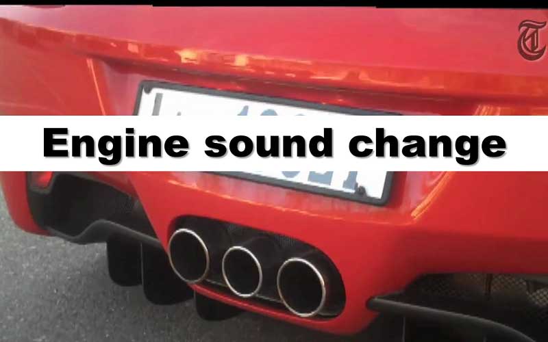 Engine Sound Change