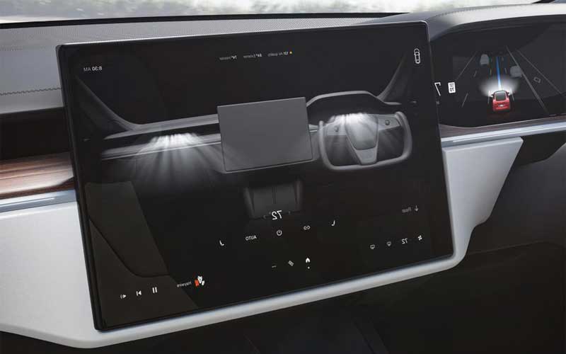 New brand- Tesla model S touch control interface