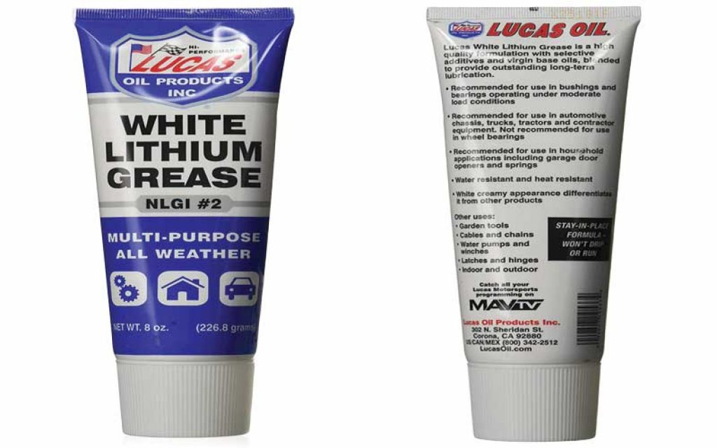  8 Ounce White Lithium Grease