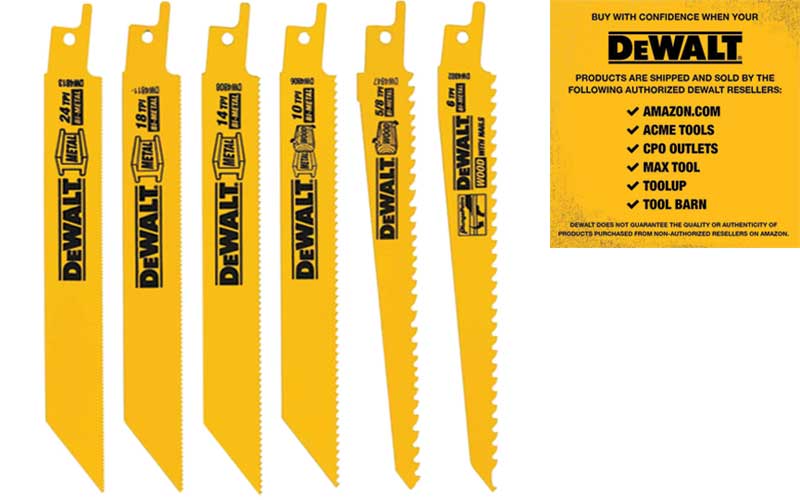 DEWALT-DW4856-Reciprocating-Saw-Blades