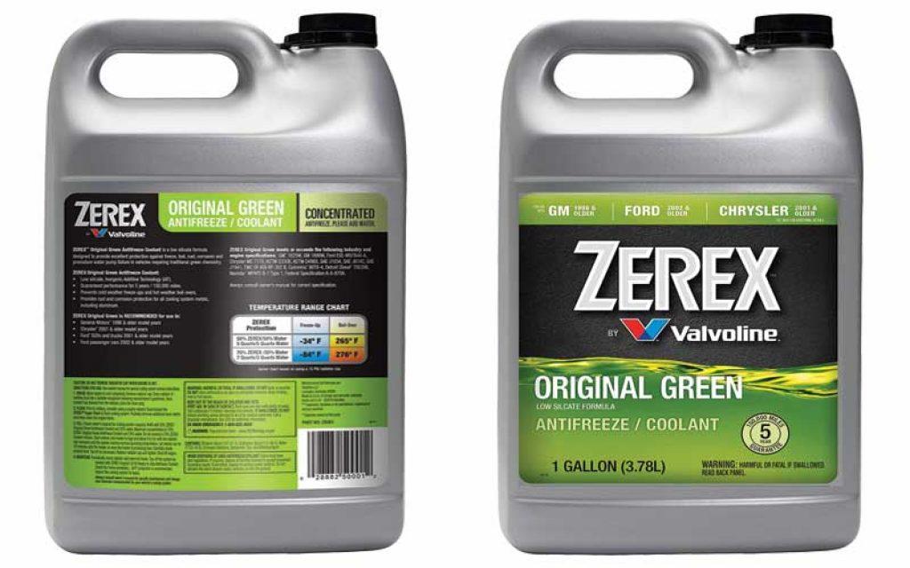 30 – 50 ppm Zerex Original Green Coolant