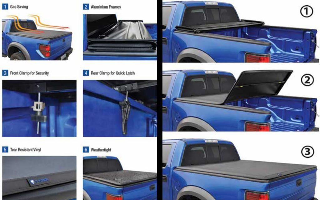 How to setup Tyger truck bed cover?
