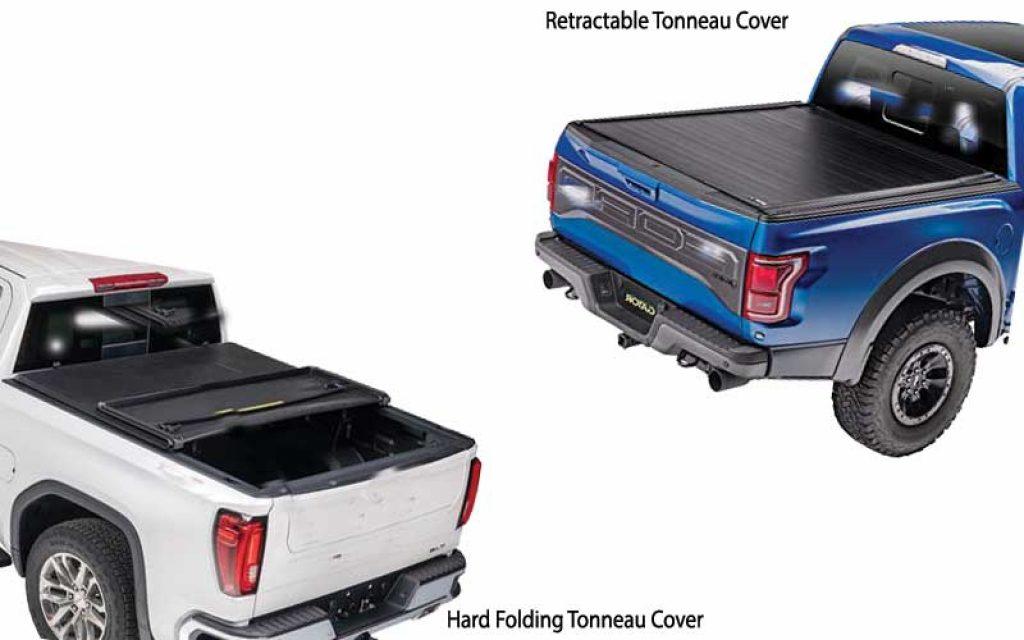 Commonly used two types tonneau covers