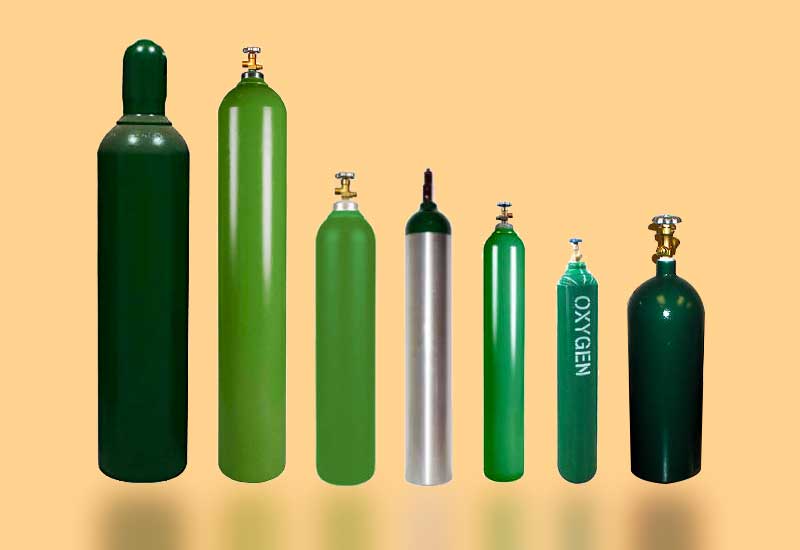 Oxygen tanks sizes