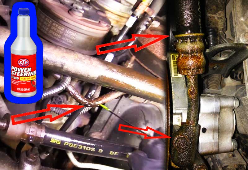 Power Steering Fluid Leaking Fast- Positions And Solutions