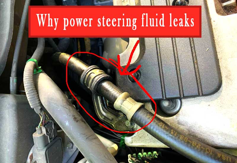 Why power steering fluid leaks