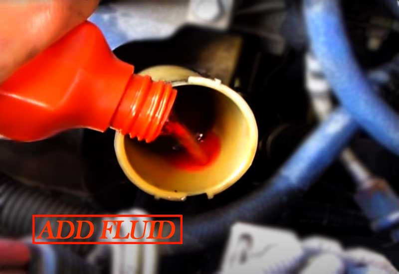 adding power steering fluid