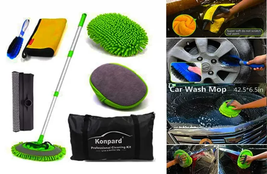 Konpard 7pcs Car Wash Brush Kits
