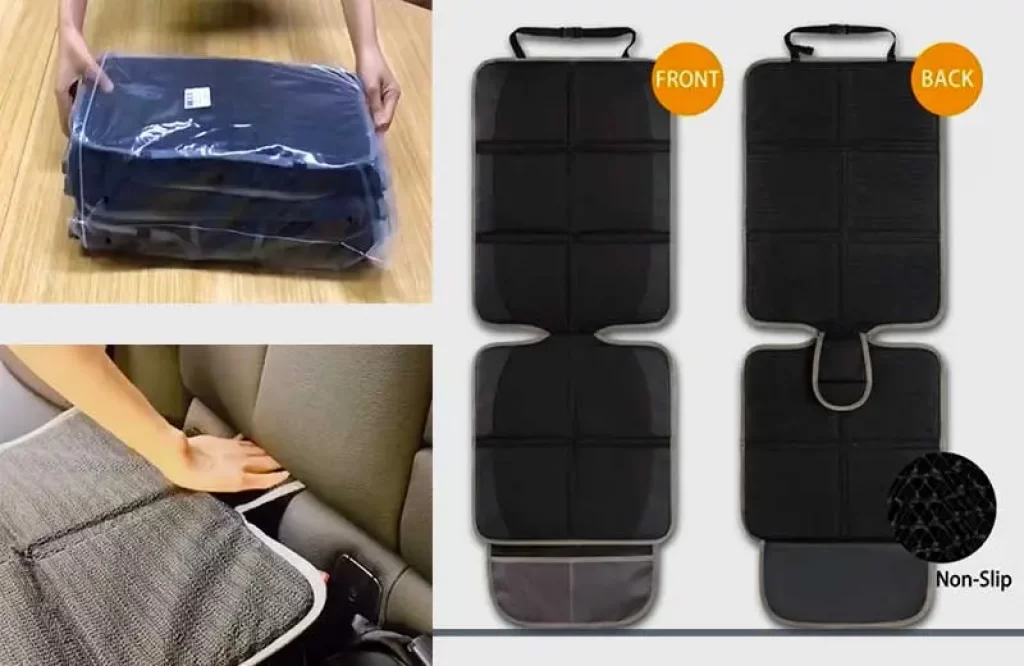     Lyork Car Seat Protector with Organizer Pockets