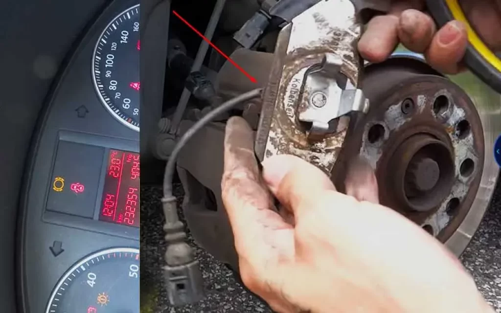 How do brake pad wear sensors work