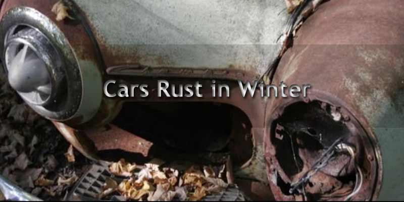 cars rust in winter
