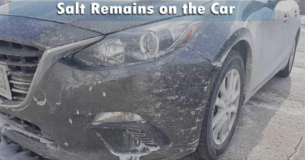 salt remains on the car