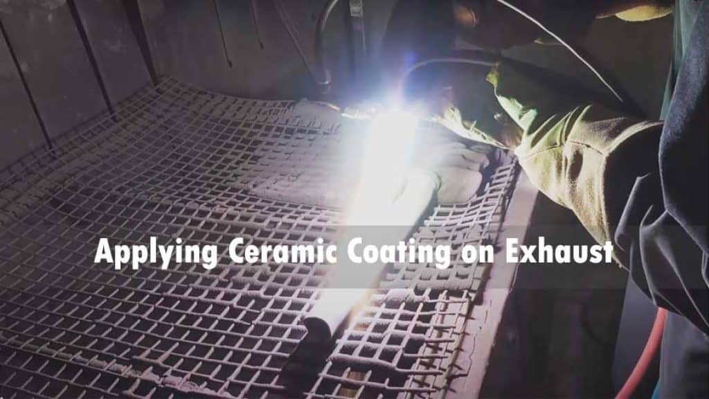 Applying Ceramic Coating on Exhaust