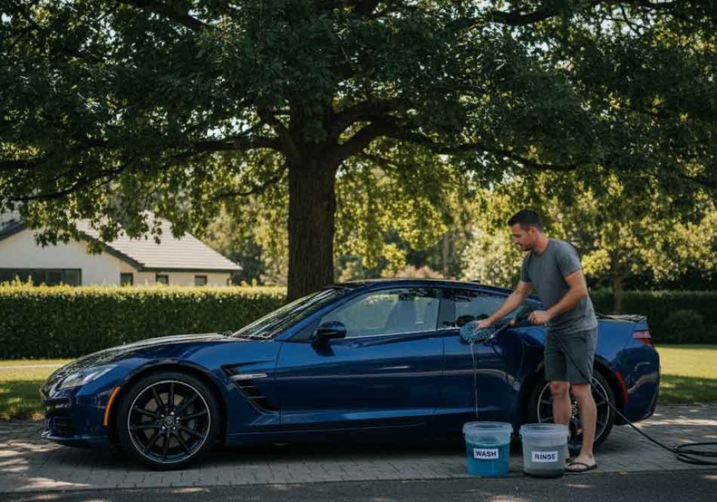 Avoid washing in direct sun