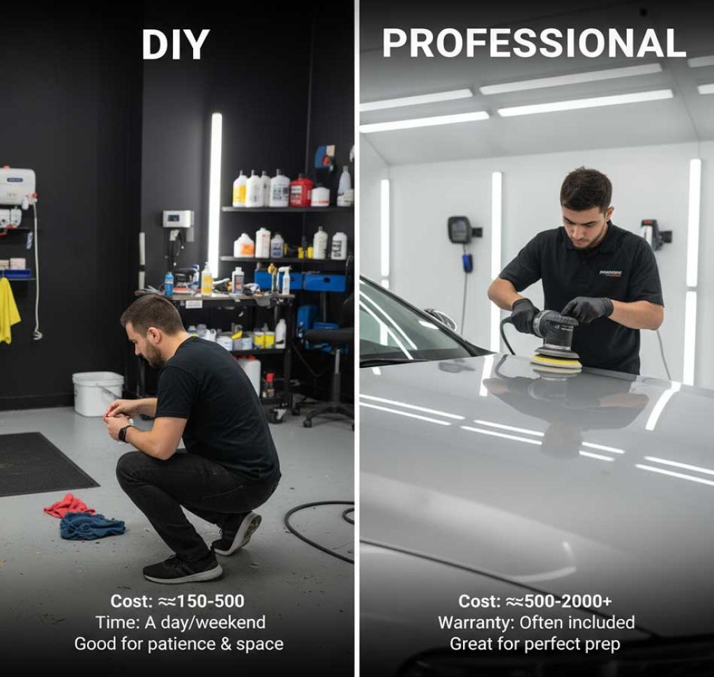 DIY vs pro installation