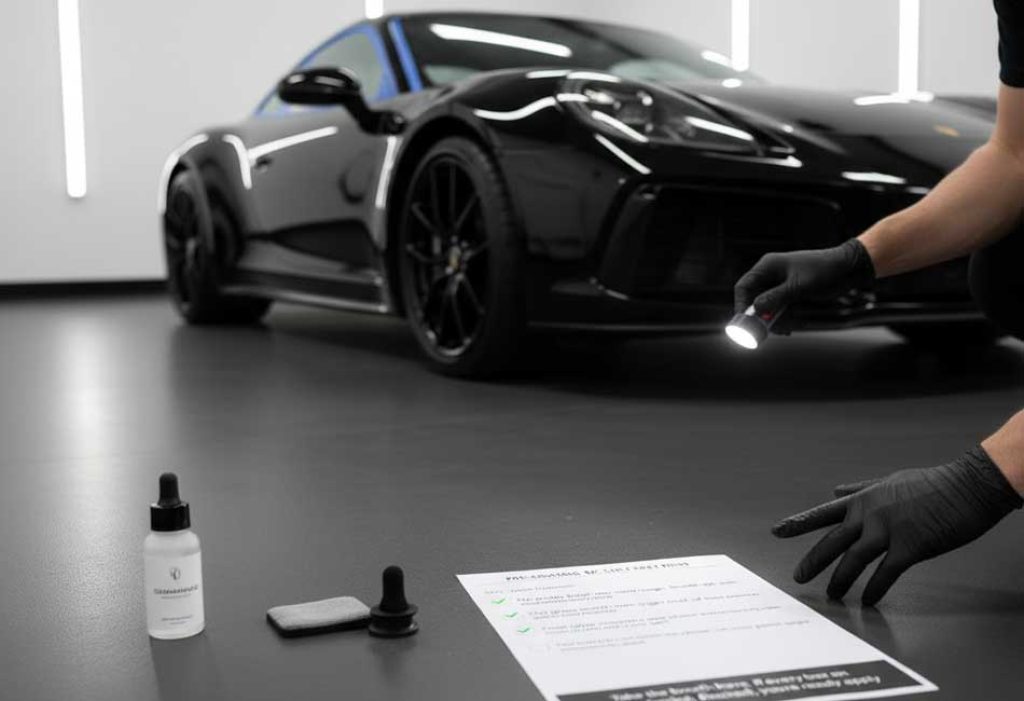 pre-coating checklist