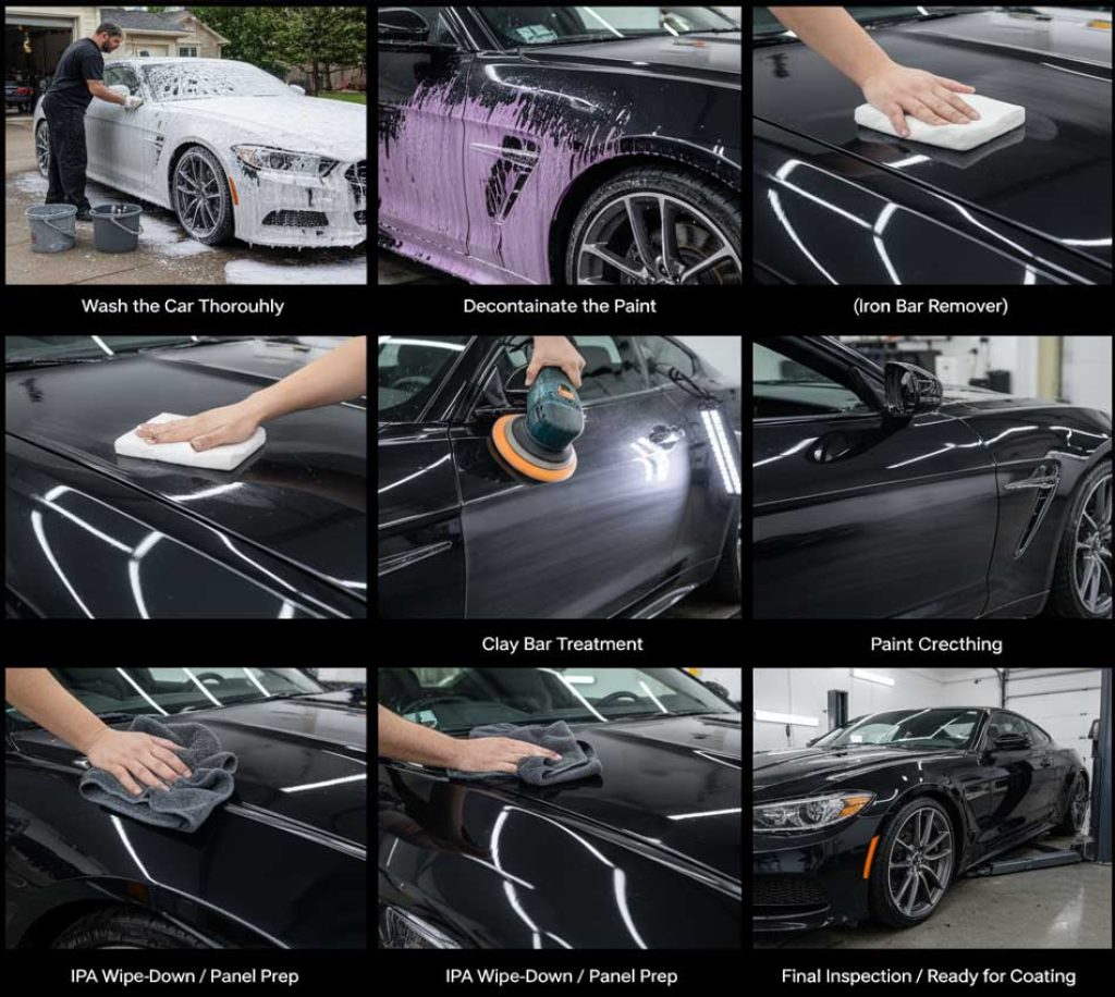 how to prep paint before coating